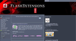 Desktop Screenshot of flash-extensions.net