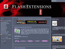 Tablet Screenshot of flash-extensions.net